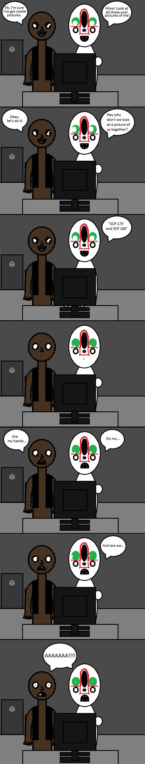 SCP-173 and SCP-106 React to Rule 34 of Them by PokemonPikmin573 on ...