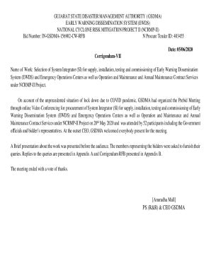 Fillable Online gujarat state disaster management authority (gsdma) Fax ...