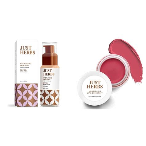 Just Herbs Ayurvedic BB Cream Skin Tint Foundation For Light Coverage ...