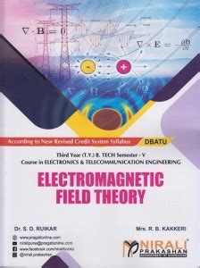 ELECTROMAGNETIC FIELD THEORY (Third Year (TY) B.Tech in Electronics ...
