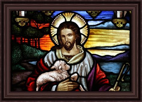 Jesus Christ - Good Shepherd Portrait | Premium Photographic Print ...