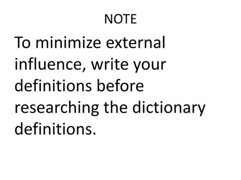 How to Write Definitions of Term 的图像结果