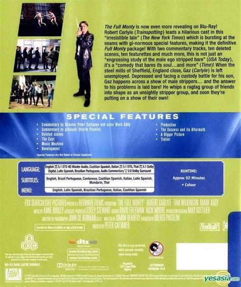 YESASIA: The Full Monty (1997) (Blu-ray) (Hong Kong Version) Blu-ray ...