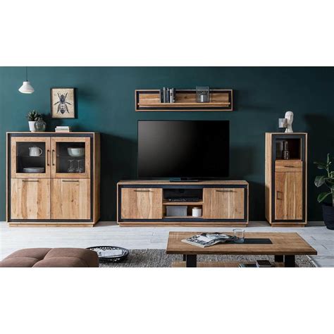 Shop Natural Rustic Wooden Tv Storage Unit For Living Room - TV Unit ...
