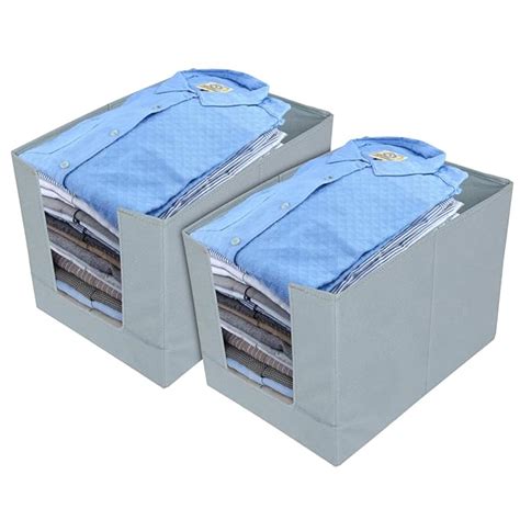 Kuber Industries Stylish Shirt Organizer for Wardrobe|Foldable Non ...