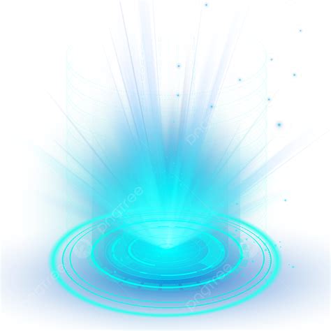 Light Effect Technology 6g Light Circuit Electronic Computer Light Speed Quantum Computing ...