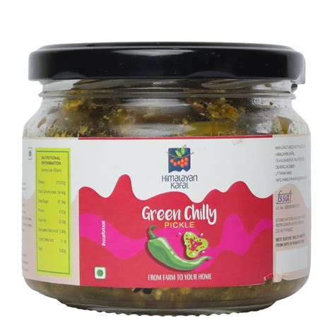 Himalayan Kafal Homemade Stuffed Green Chilli Pickle | Hari Mirch Ka ...