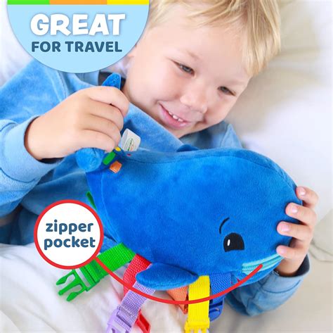 Buy Buckle Toys - Blu Whale - Learning Activity Toy - Develop Motor ...