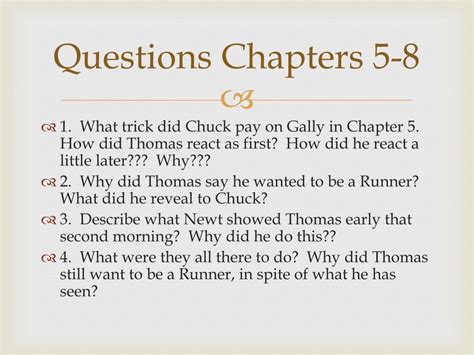 Image result for Maze Runner Chapter 5