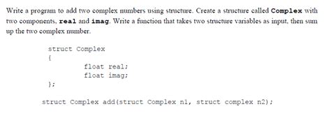 Image result for Add Two Complex Numbers in CPP