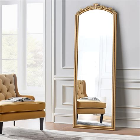 Amazon.com: Barnyard Designs 22" x 64" Vintage Gold Full Length Mirror ...