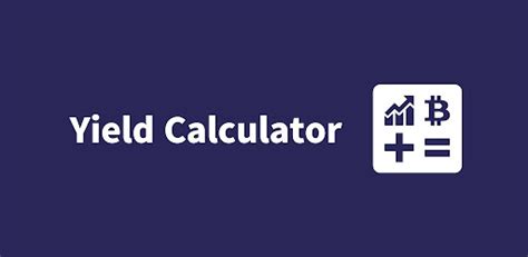 Yield Calculator 的图像结果