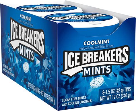 Amazon.com : ICE BREAKERS Coolmint Sugar Free Breath Mints Tins, 1.5 oz ...