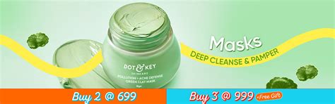Buy Best Face Masks for Glowing Skin Online by Dot & Key