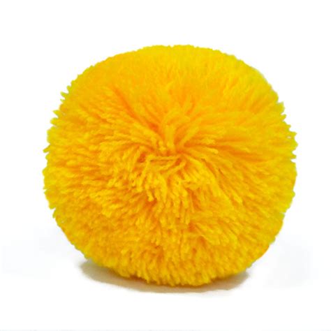 Buy Yellow pom pom in big size for crafting at cheap and discounted ...