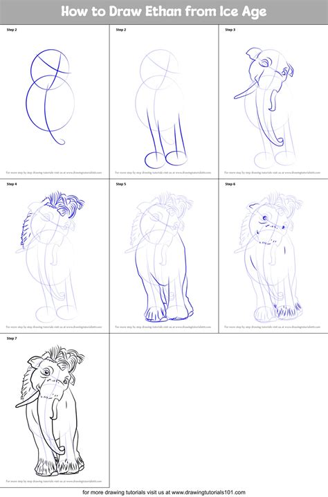 How to Draw Ethan from Ice Age (Ice Age) Step by Step ...