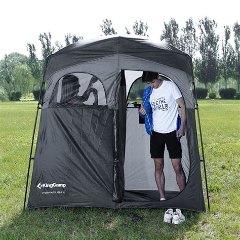 KingCamp Outdoor Double Room Camping Shower Tent for Sale