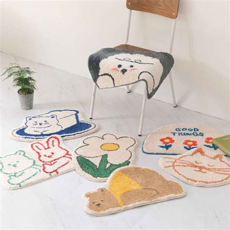 Dailylike | Korean Bath Rugs Mat, Extra Soft and Absorbent, Non-Slip ...