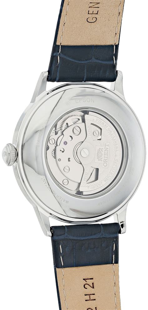 Bambino Open Heart' Japanese Automatic Stainless Steel and Leather ...