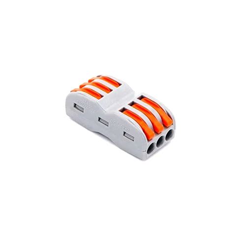 CH-813 3 Pole Wire Connector 0.08-2.5mm² – Spring Lock Terminal – REES52