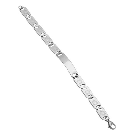 Sun Designer Silver Plated Bracelet For Men – VOYLLA