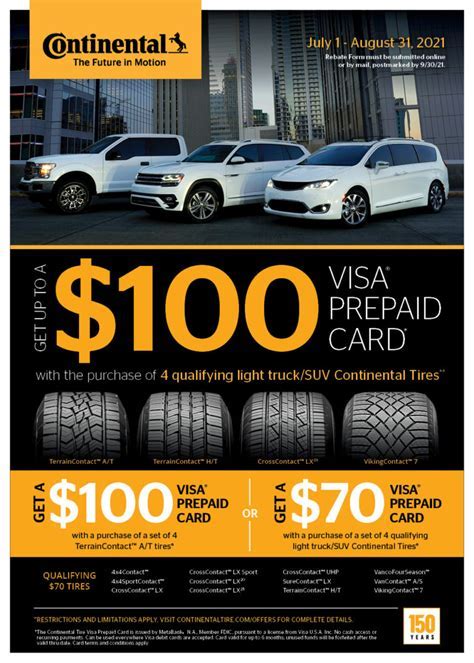 Score Big Savings: Your Guide to the Continental Tire Rebate 2025 ...