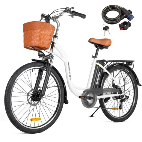 Buy KORNORGE Electric Bike for Adults - 26" City Commuter Ebike, 350W ...