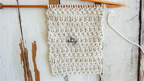 Moss Stitch Knitting Pattern 的图像结果