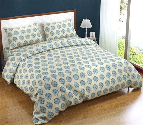 Trance Home Linen 200TC 100% Cotton Printed Zippered Duvet Cover | King ...