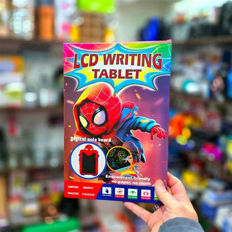 Spiderman Re-Writable LCD Writing Tablet Pad– SAI KRISHNA CONFECTIONERY ...