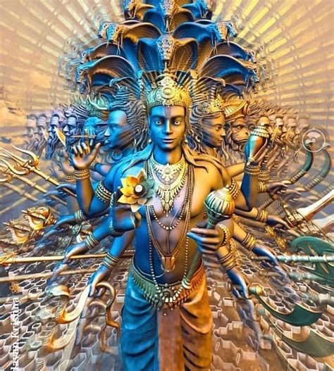 Throughout the ages Lord Vishnu has manifested in different Avatars ...