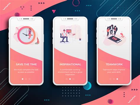 Welcome Intro Screen Mobile App Design - UpLabs