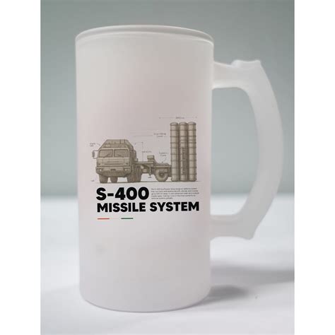 S400 Missile Frosted Beer Mug