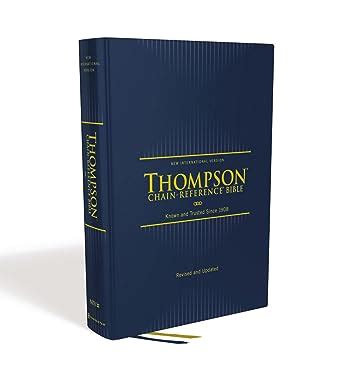 Niv, Thompson Chain-Reference Bible, Hardcover, Navy, Red Letter ...