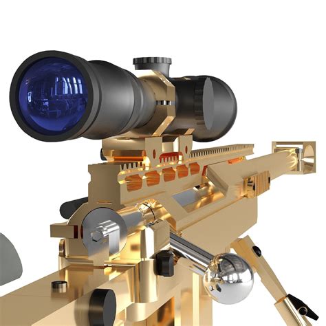 3D model Sniper Rifle PGM Hecate VR / AR / low-poly | CGTrader