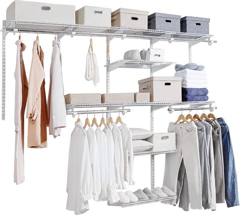 Amazon.com: Homde Closet Organizer System Wall Mounted,Adjustable and ...