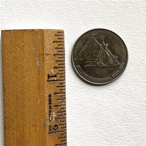 Rare St. Labre Indian School Medal Coin Since 1884 Buffalo Nickel ...