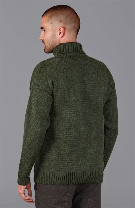 The Merino Submariner - Mens Roll Neck Sweater - Paul James Knitwear