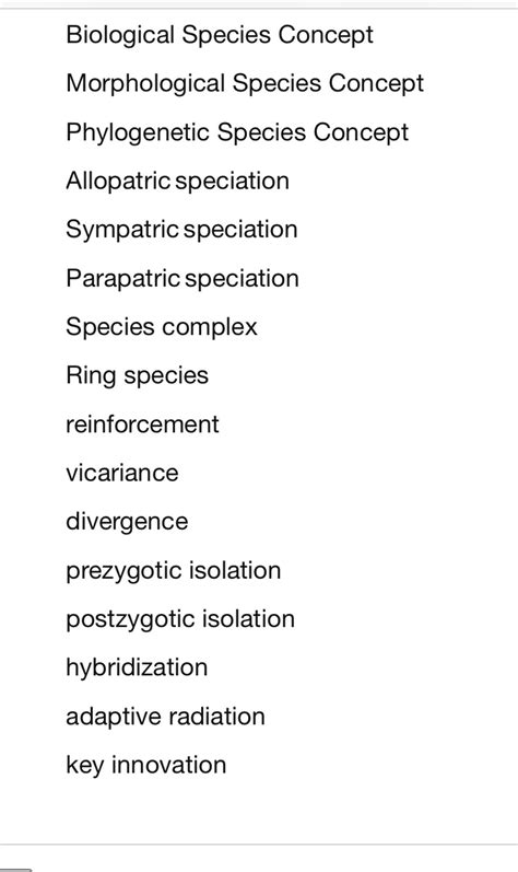 Biological Species Concept Morphological Species | Chegg.com