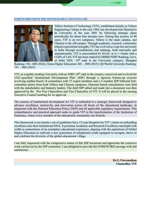 Institutional Development Plan (IDP)