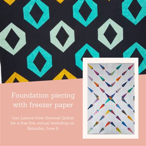 Image result for Foundation Paper Piecing Using Freezer Paper