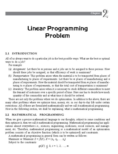 Linear programming - 14 Optimization Techniques in Operations Research ...