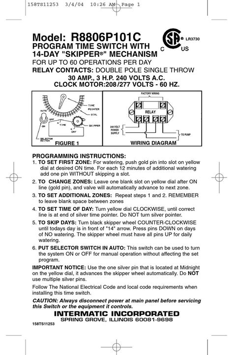 Image result for Intermatic Iw600k Programming Instructions