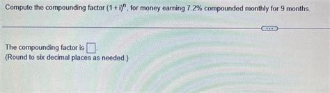 Image result for Compounding Factor