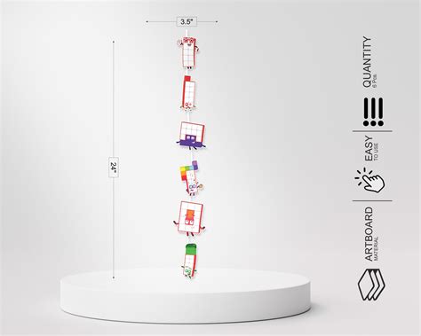 Number Blocks Theme Dangler | Party supplies online – Party Supplies India