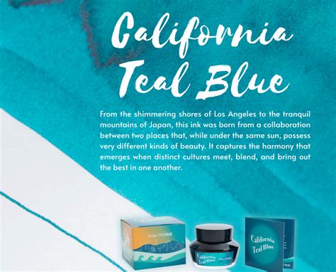 KOBE MONOGATRI TEAL BLUE LIMITED EDITION INK – PEN PLANET