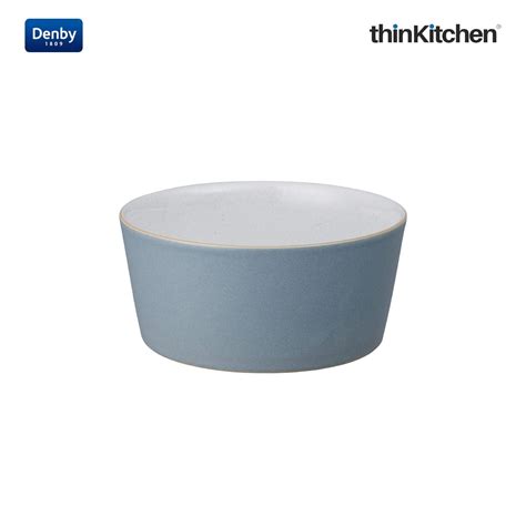 Buy Denby Impression Blue Straight Rice Bowl Online at thinKitchen