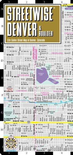 Buy Streetwise Denver - Laminated City Center Street of Denver ...