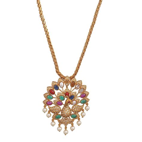 Buy Antique Gold Plated Maher Pendant Earring Set | Tarinika - Tarinika ...