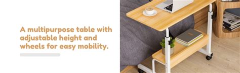 Homeland Multi Purpose Laptop Table | Wooden Table with Adjustable ...